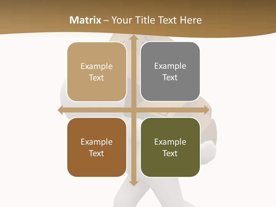 3D Boxes PowerPoint Template