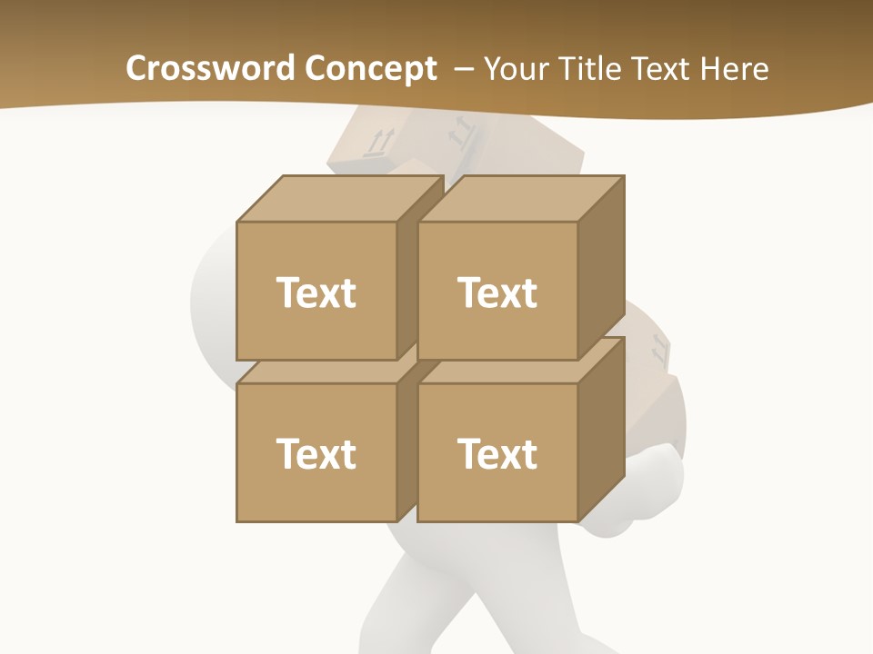 3D Boxes PowerPoint Template
