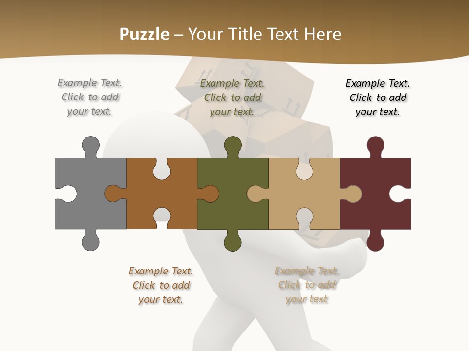 3D Boxes PowerPoint Template