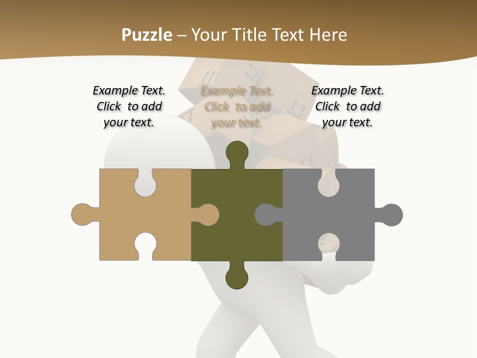 3D Boxes PowerPoint Template