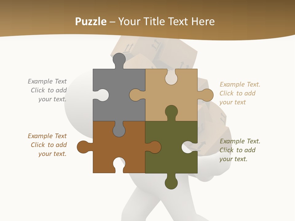 3D Boxes PowerPoint Template