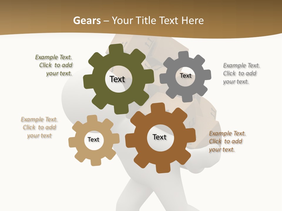 3D Boxes PowerPoint Template