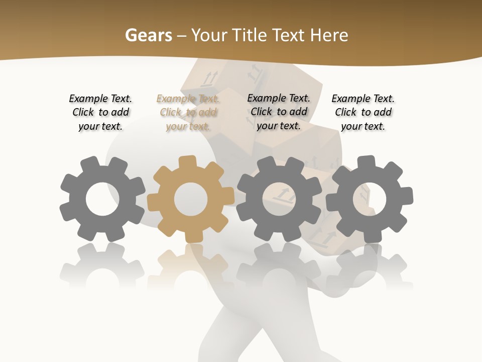 3D Boxes PowerPoint Template