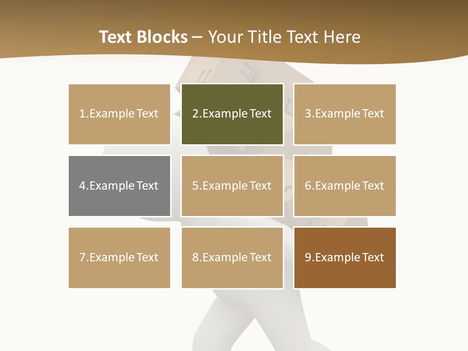 3D Boxes PowerPoint Template