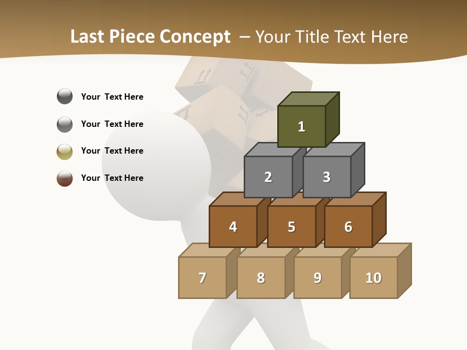 3D Boxes PowerPoint Template