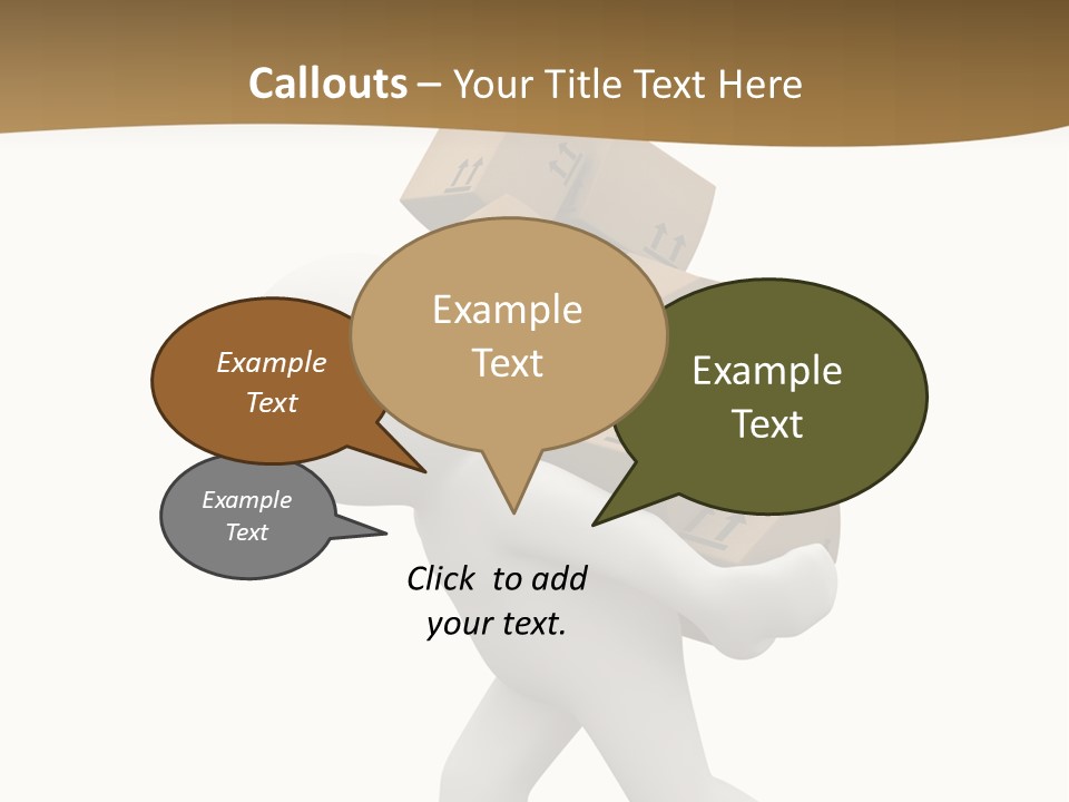 3D Boxes PowerPoint Template