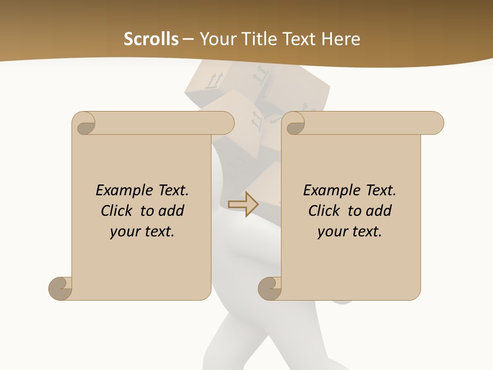 3D Boxes PowerPoint Template