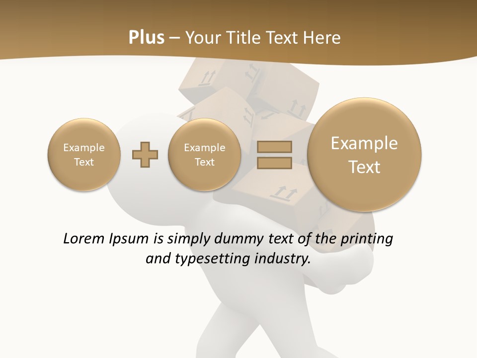 3D Boxes PowerPoint Template