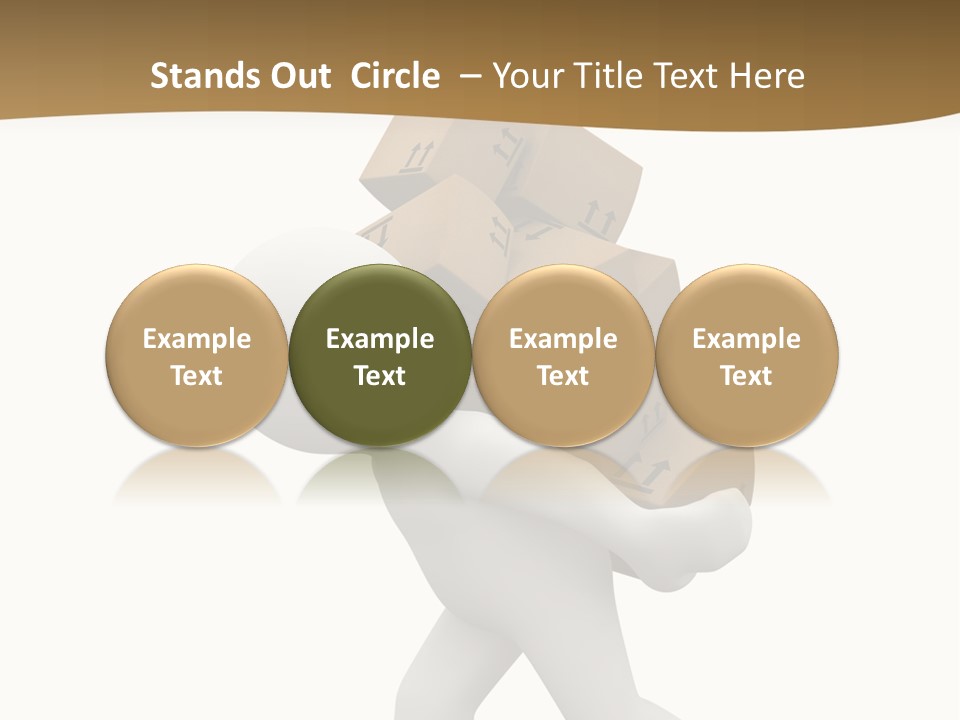 3D Boxes PowerPoint Template