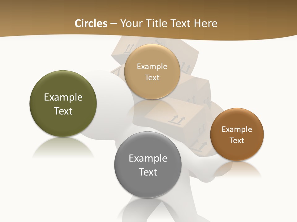 3D Boxes PowerPoint Template