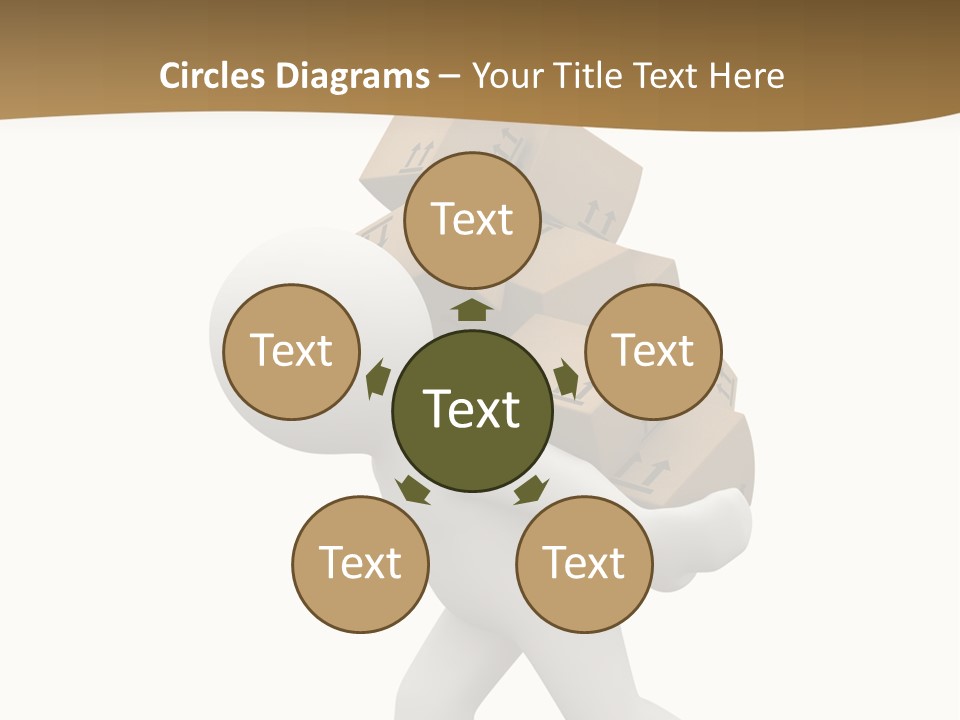 3D Boxes PowerPoint Template