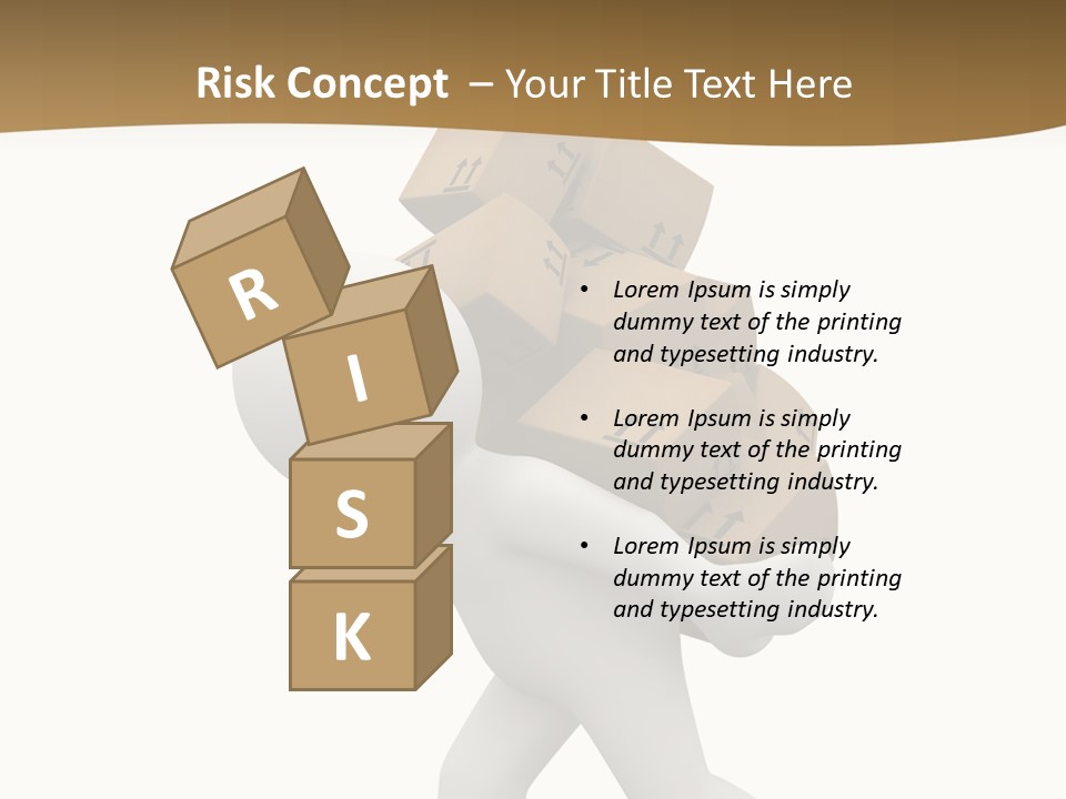 3D Boxes PowerPoint Template