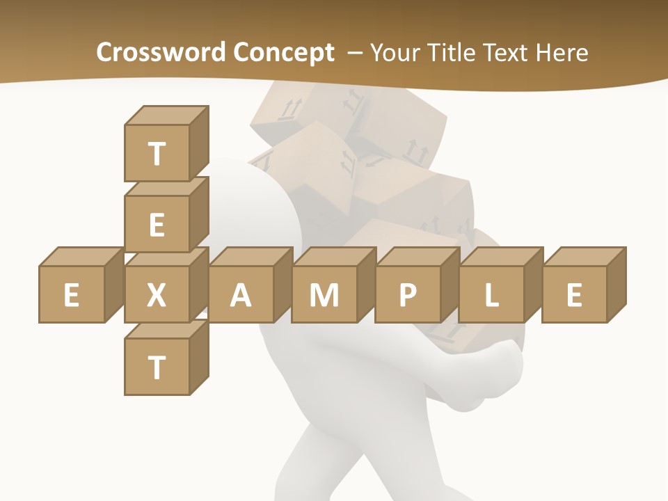 3D Boxes PowerPoint Template
