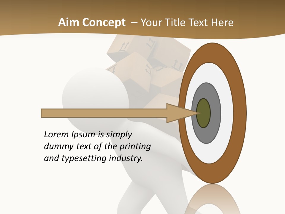 3D Boxes PowerPoint Template