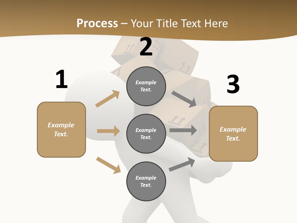 3D Boxes PowerPoint Template