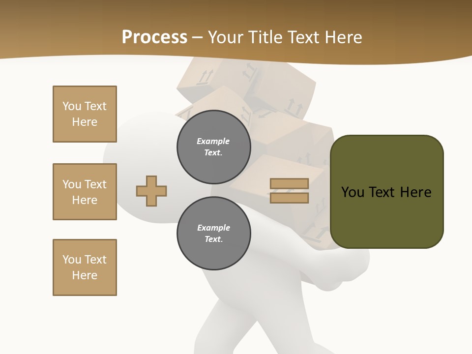 3D Boxes PowerPoint Template