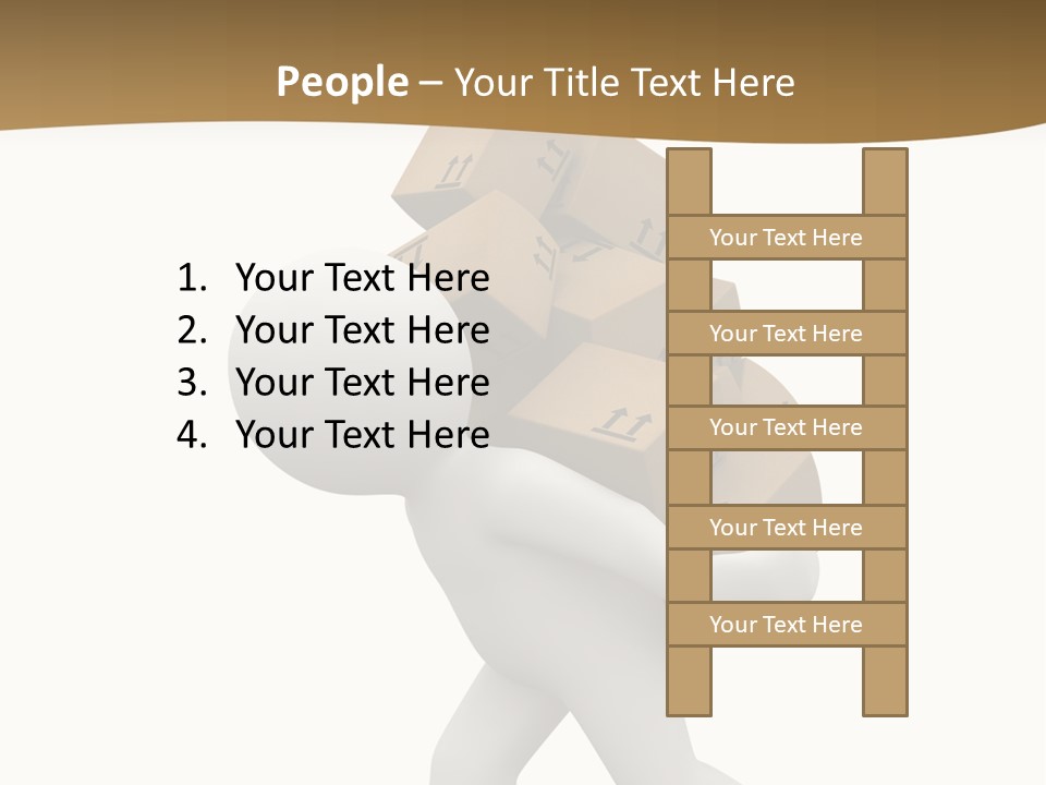 3D Boxes PowerPoint Template