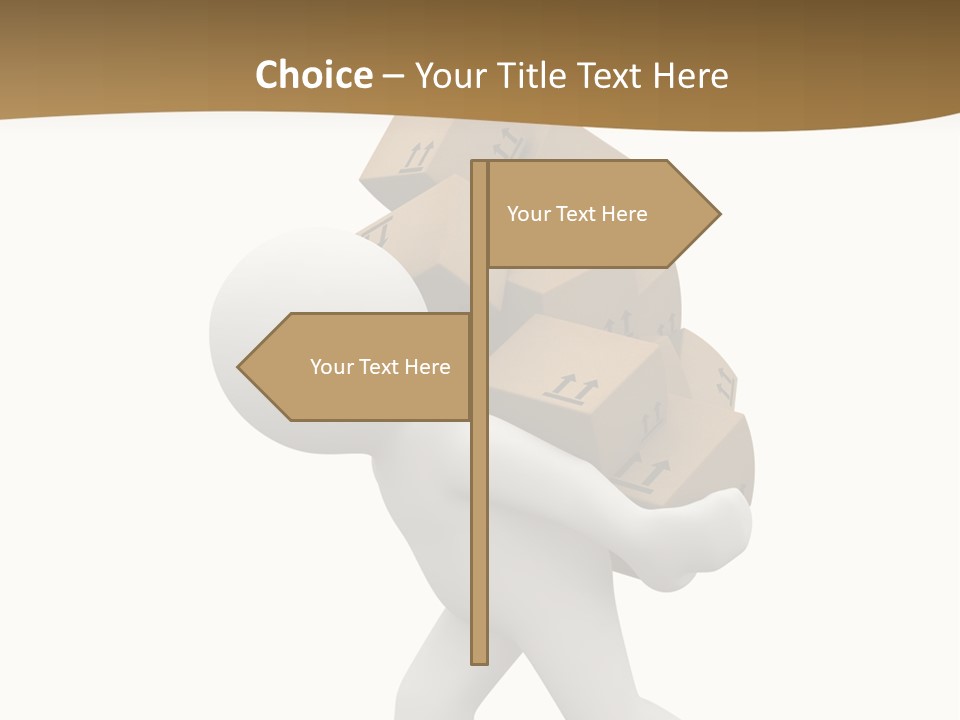 3D Boxes PowerPoint Template