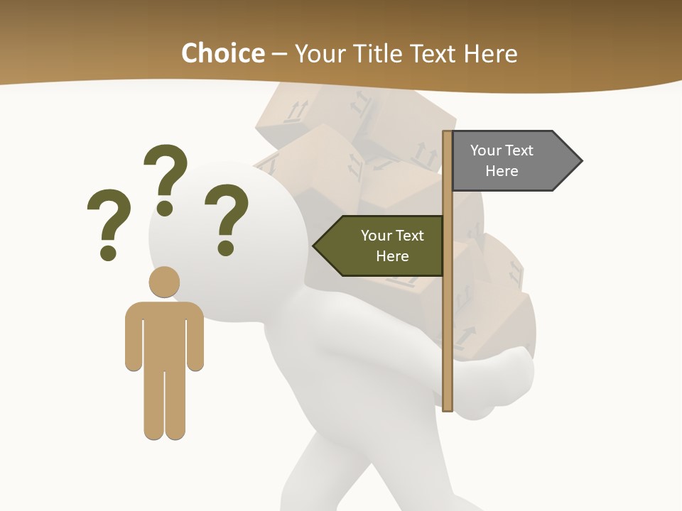 3D Boxes PowerPoint Template