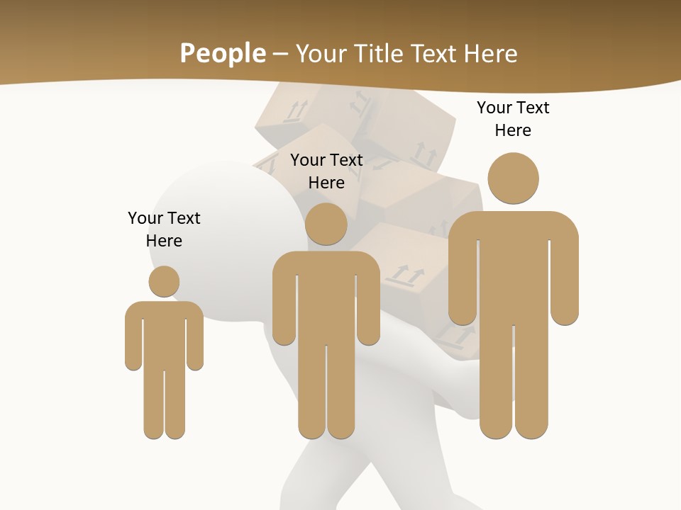 3D Boxes PowerPoint Template