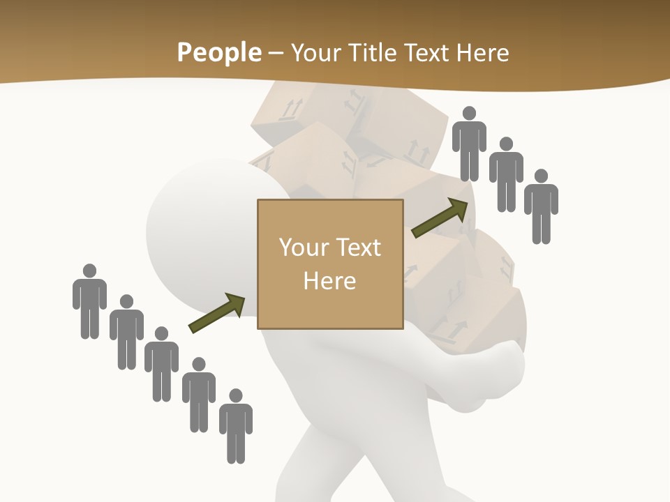 3D Boxes PowerPoint Template