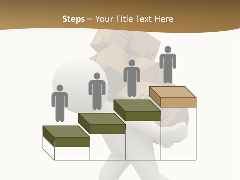 3D Boxes PowerPoint Template