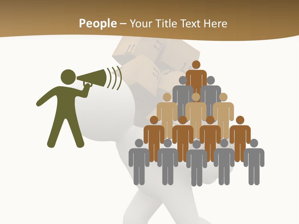 3D Boxes PowerPoint Template