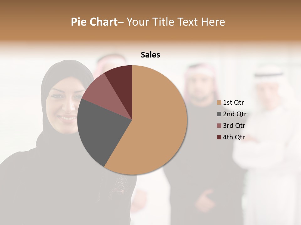 Ethnic  Busuinessmen PowerPoint Template