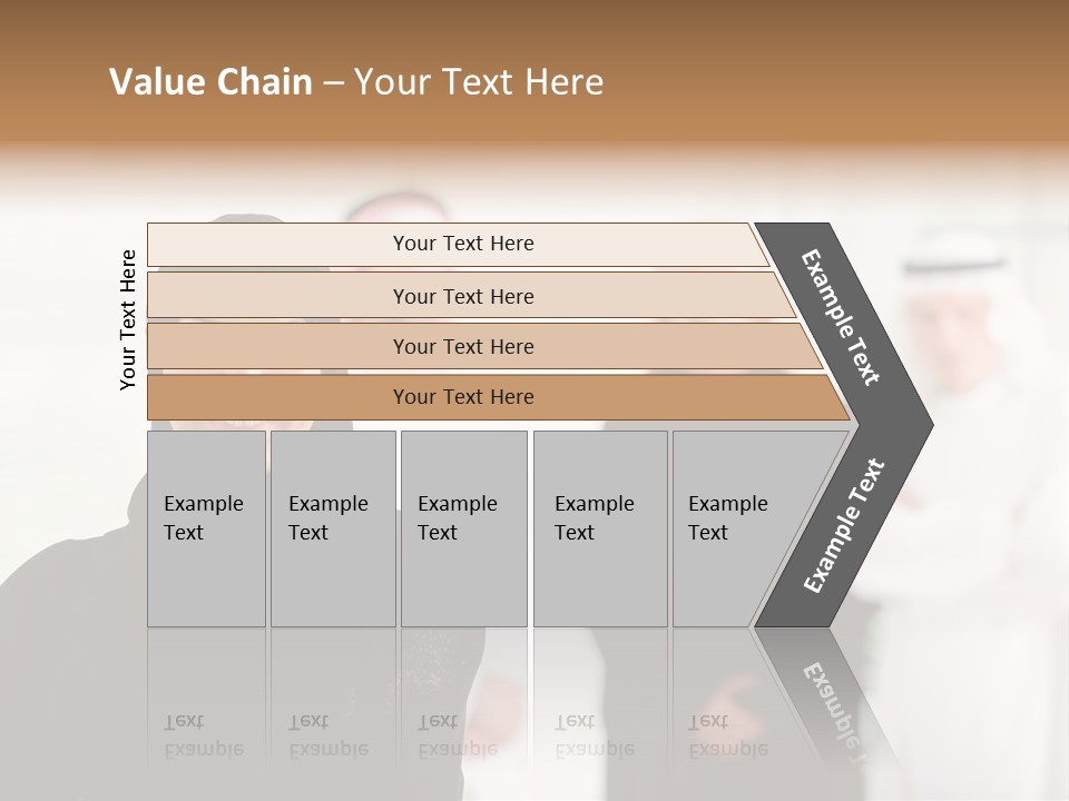 Ethnic  Busuinessmen PowerPoint Template
