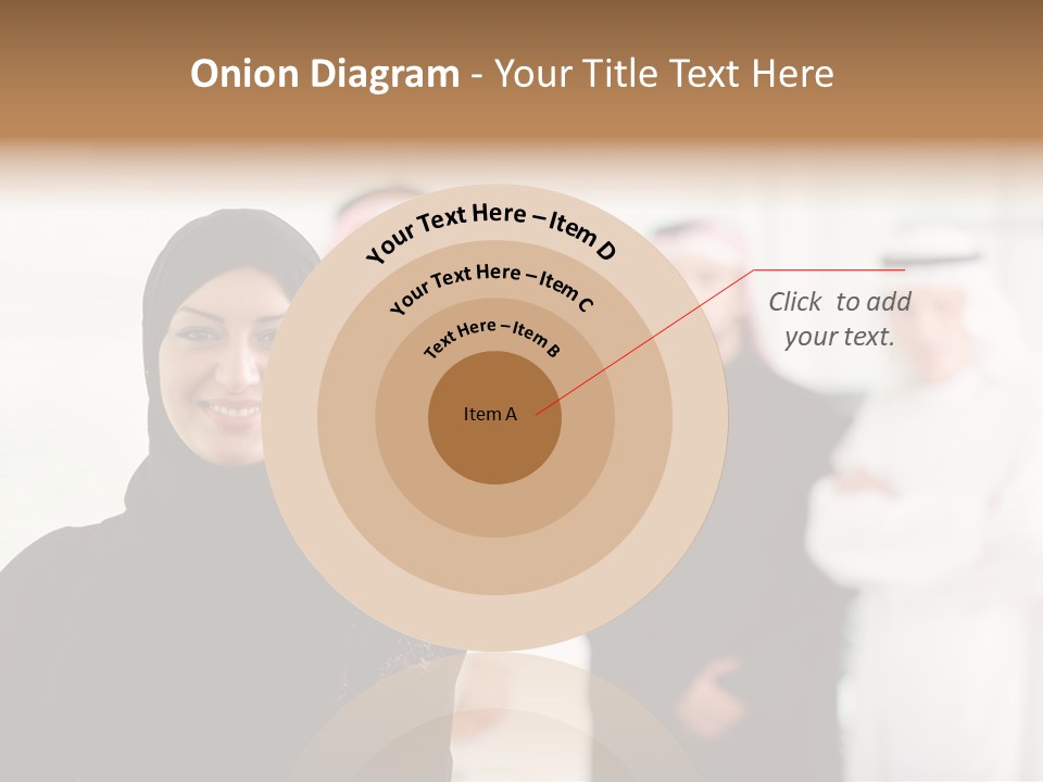 Ethnic  Busuinessmen PowerPoint Template