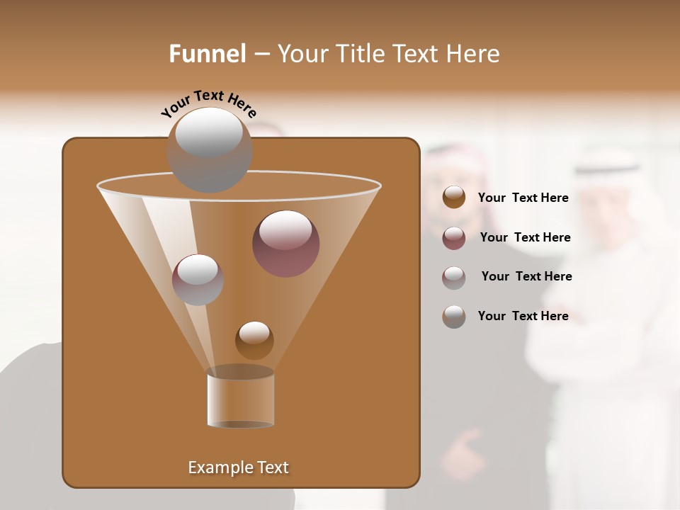 Ethnic  Busuinessmen PowerPoint Template