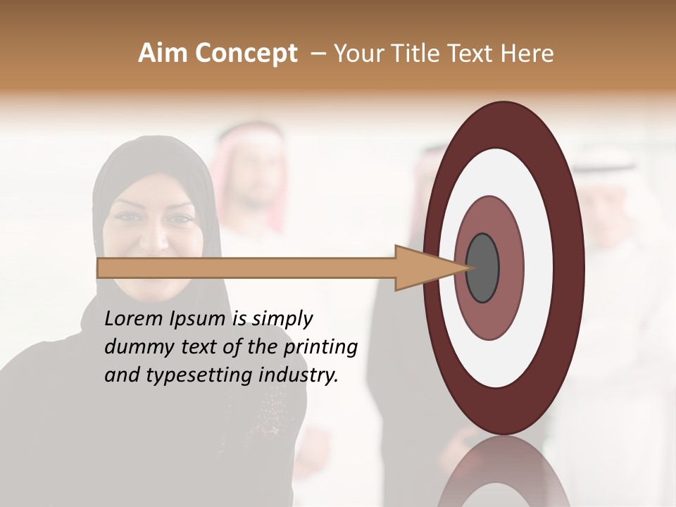 Ethnic  Busuinessmen PowerPoint Template