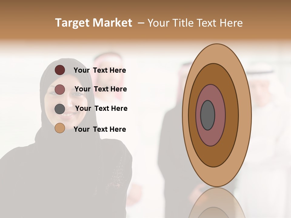 Ethnic  Busuinessmen PowerPoint Template