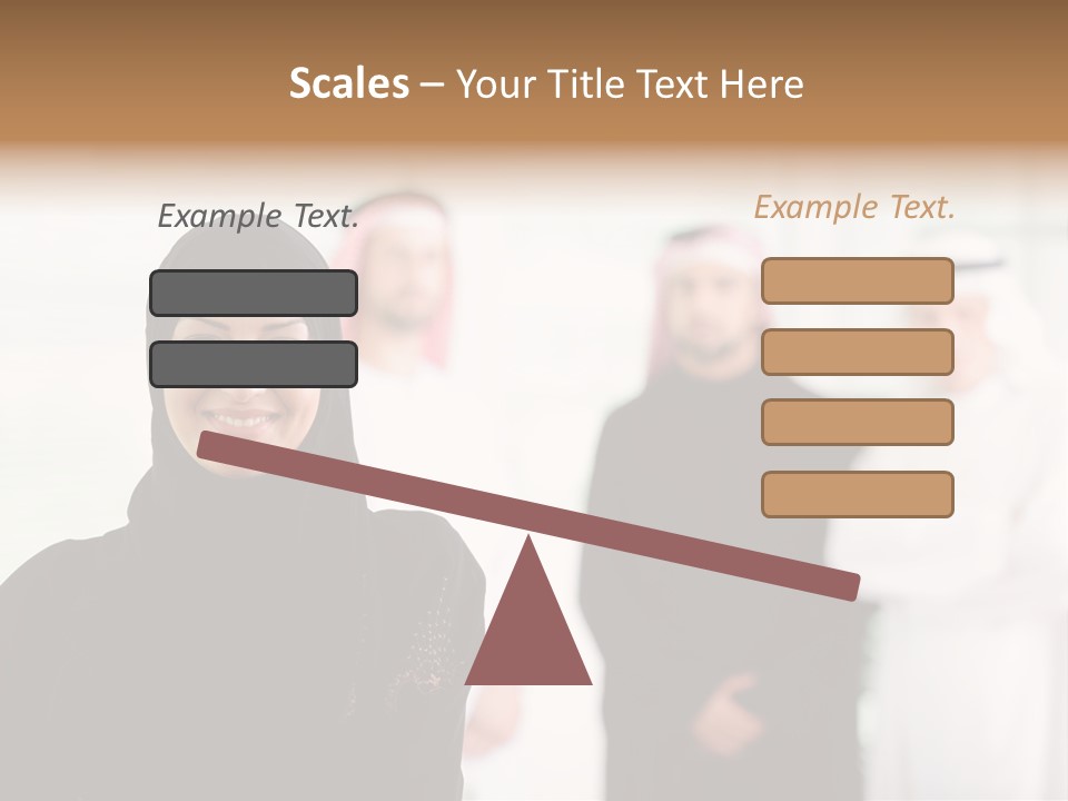 Ethnic  Busuinessmen PowerPoint Template