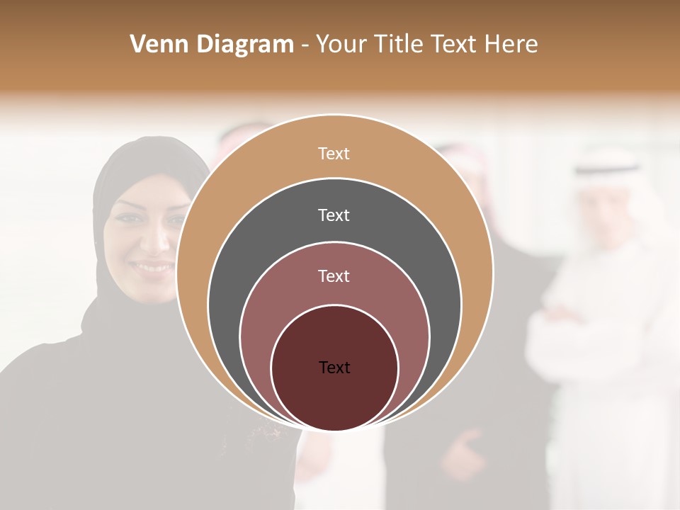 Ethnic  Busuinessmen PowerPoint Template