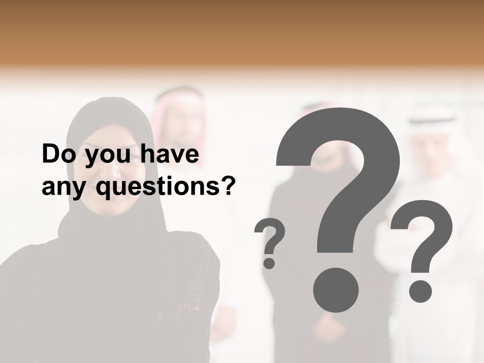 Ethnic  Busuinessmen PowerPoint Template