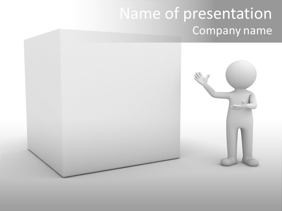 Presentation Hands Show PowerPoint Template