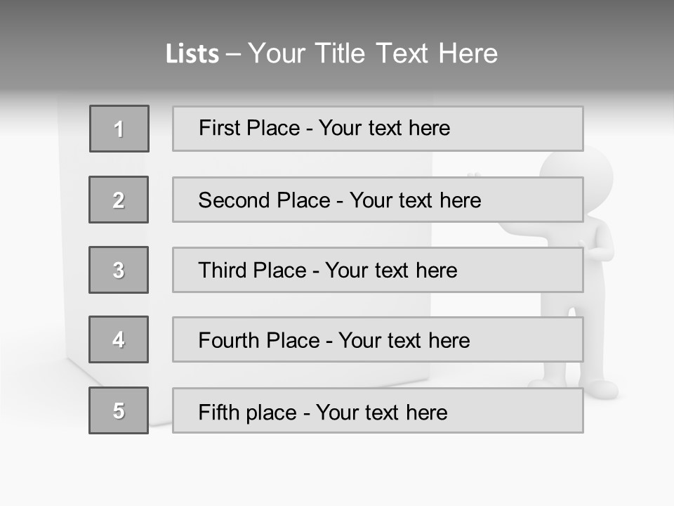 Presentation Hands Show PowerPoint Template
