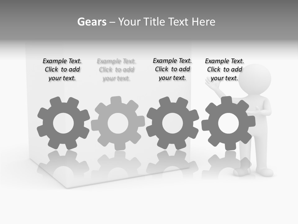 Presentation Hands Show PowerPoint Template