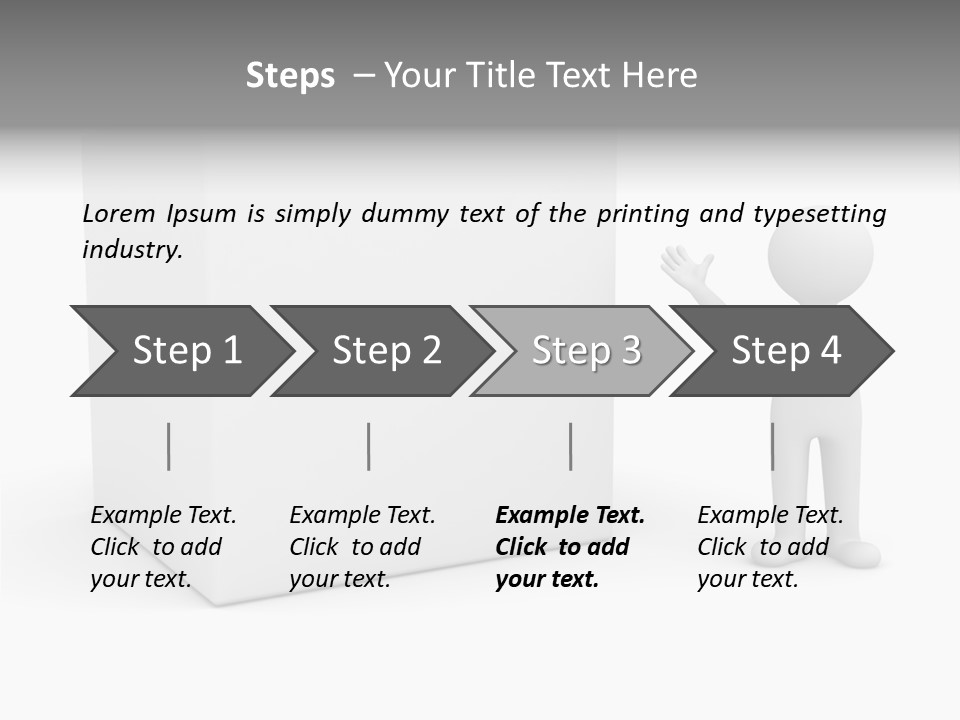Presentation Hands Show PowerPoint Template
