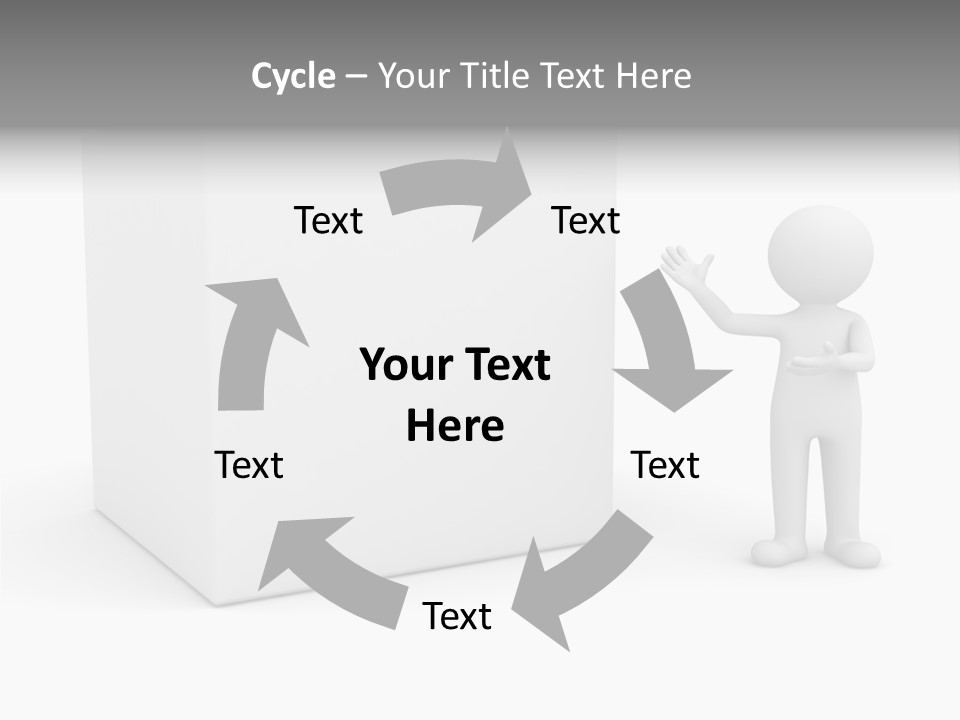 Presentation Hands Show PowerPoint Template