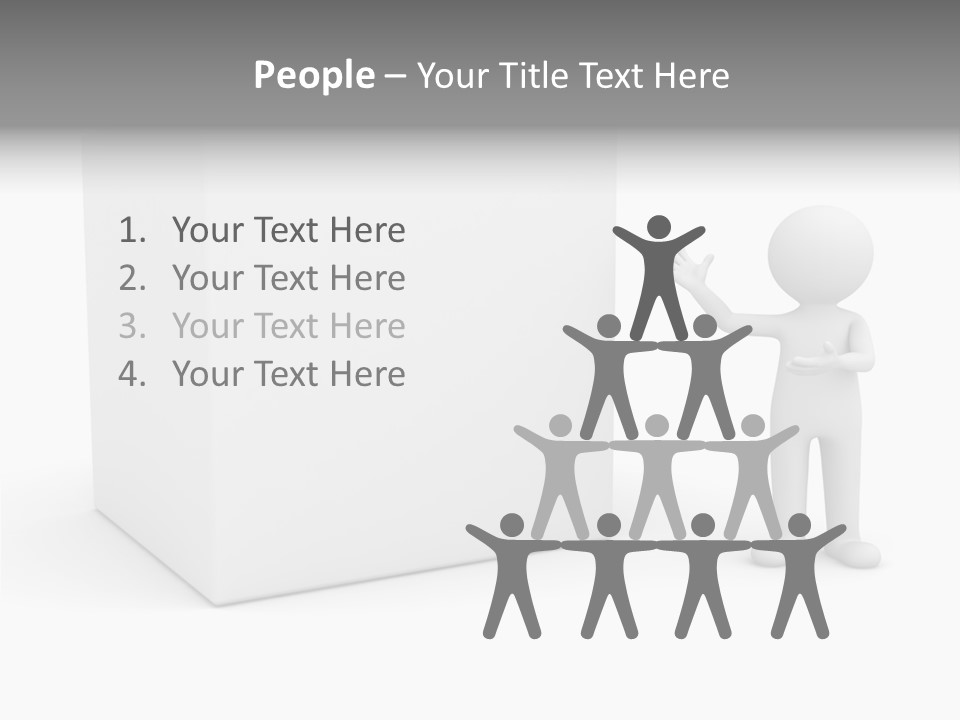 Presentation Hands Show PowerPoint Template