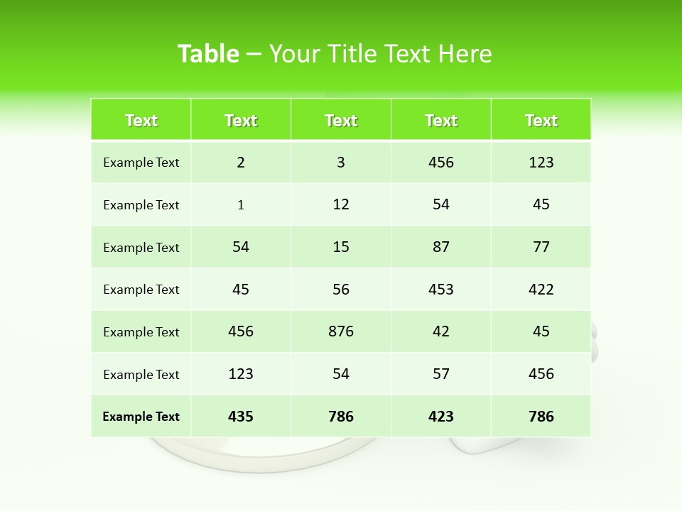 Reflection Light Design PowerPoint Template