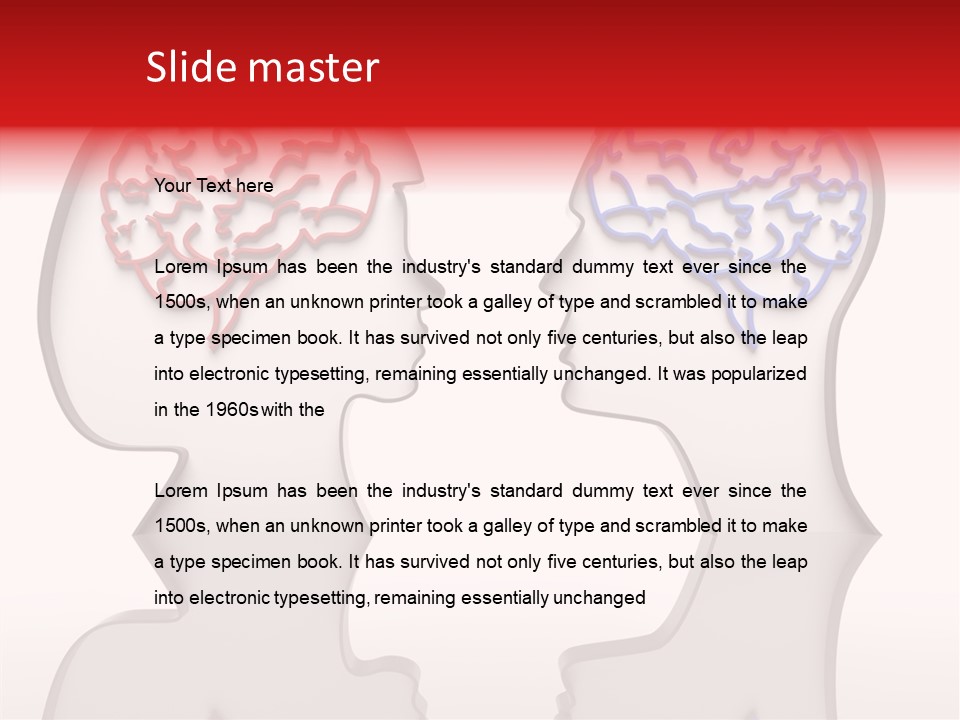 Community Face Shape PowerPoint Template