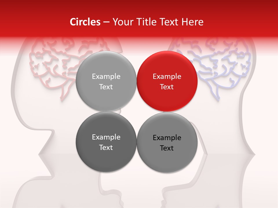 Community Face Shape PowerPoint Template