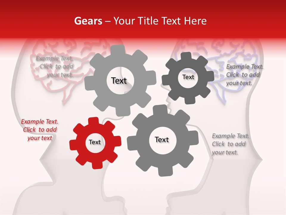 Community Face Shape PowerPoint Template