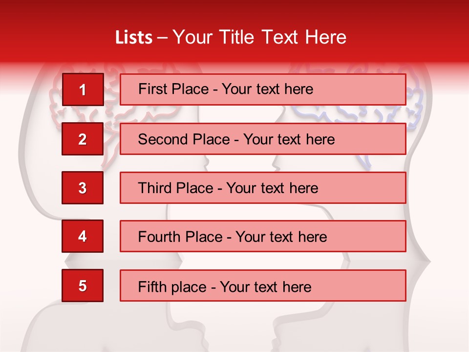 Community Face Shape PowerPoint Template