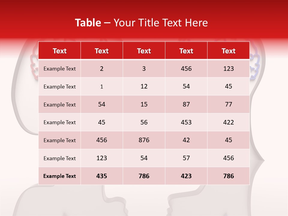Community Face Shape PowerPoint Template