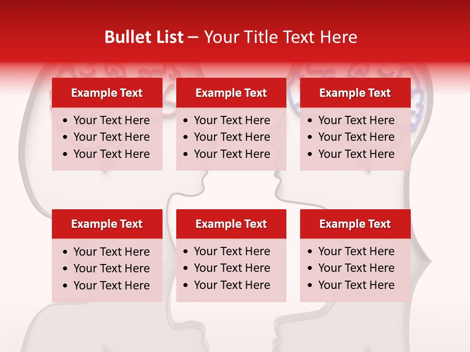 Community Face Shape PowerPoint Template