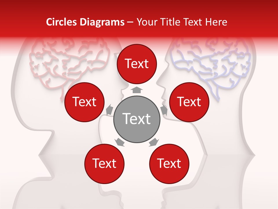 Community Face Shape PowerPoint Template